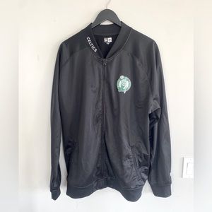 New Era Boston Celtics Warm Up Bomber Full Zip Jacket - Size XXL